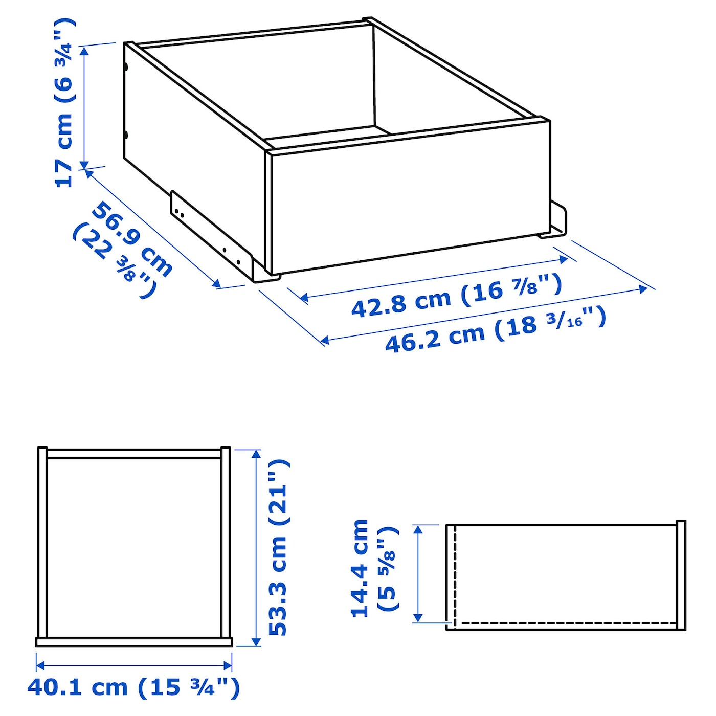 Фото КОМПЛЕМЕНТ Ящик белый