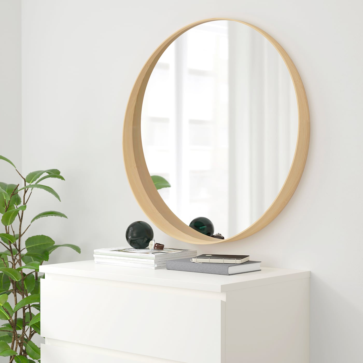 Фото СТОКГОЛЬМ Зеркало ясеневый шпон