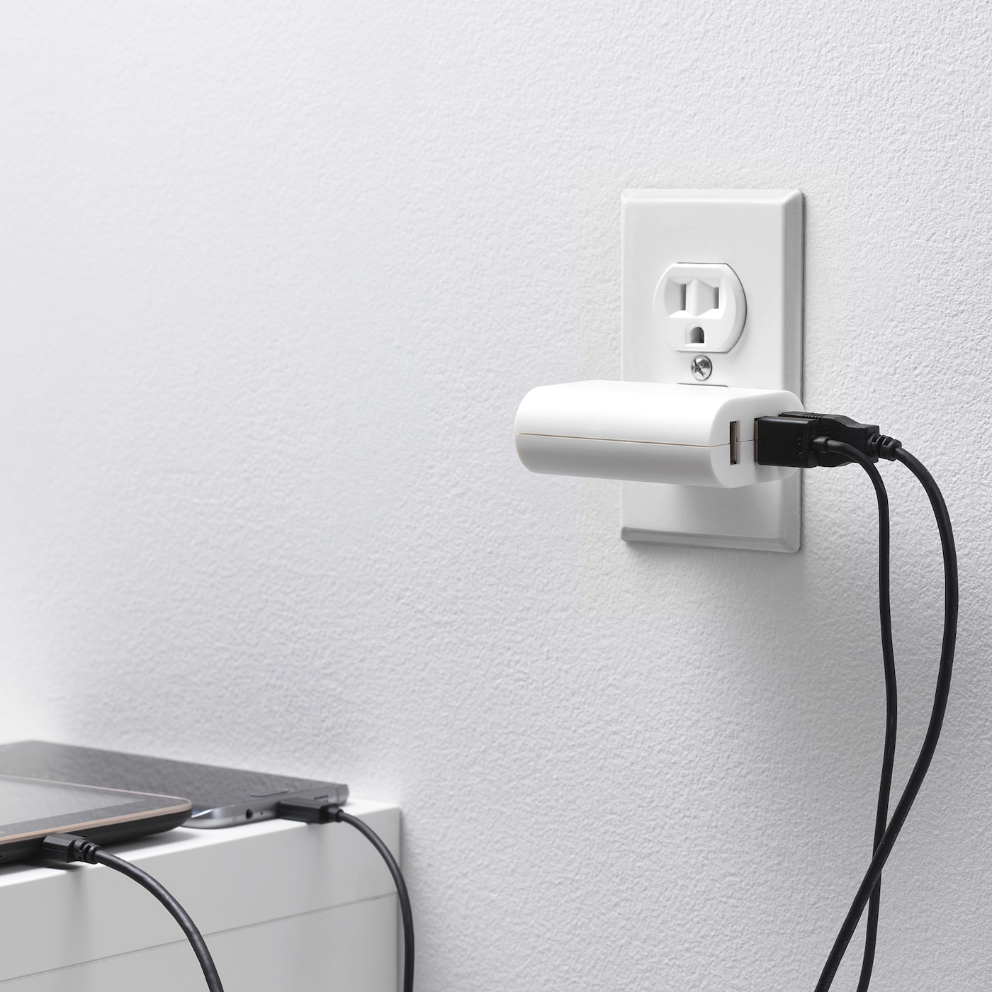 Фото СМОХАГЕЛЬ 3-портовое USB-зарядное устройство белый