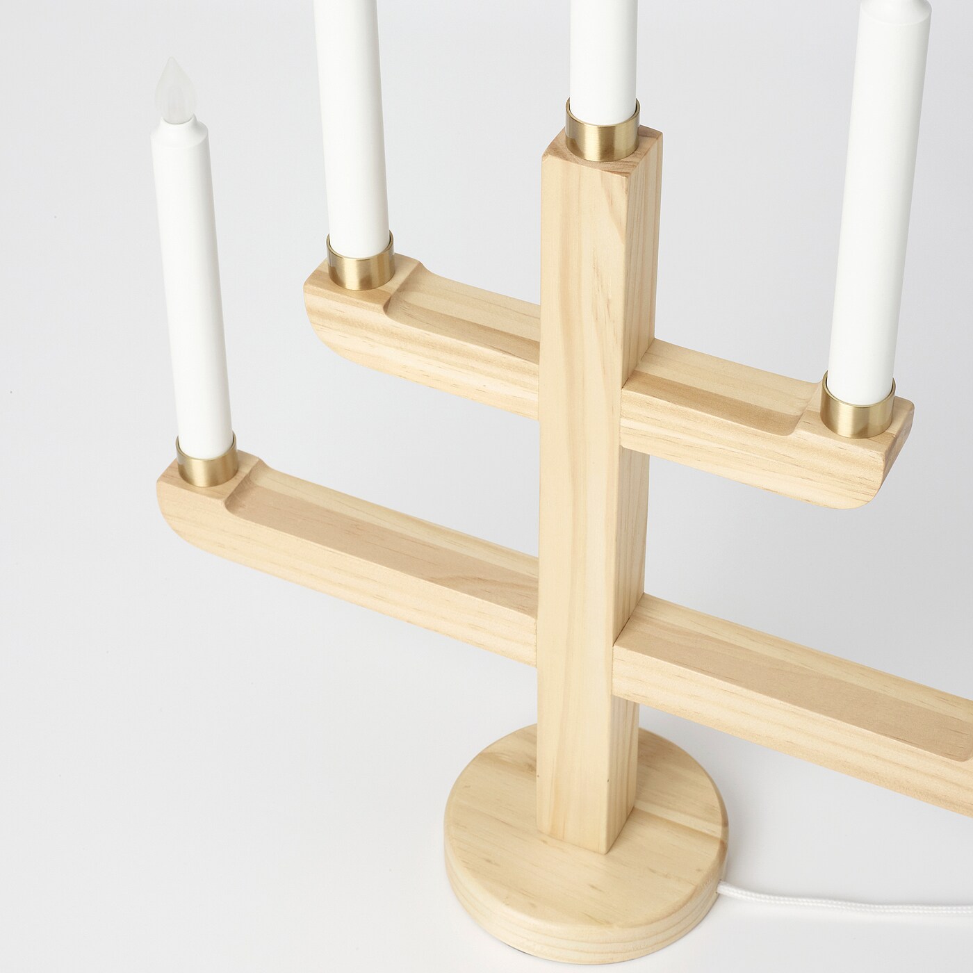 Фото СТРОЛА Светодиодный 5-рожковый канделябр сосна