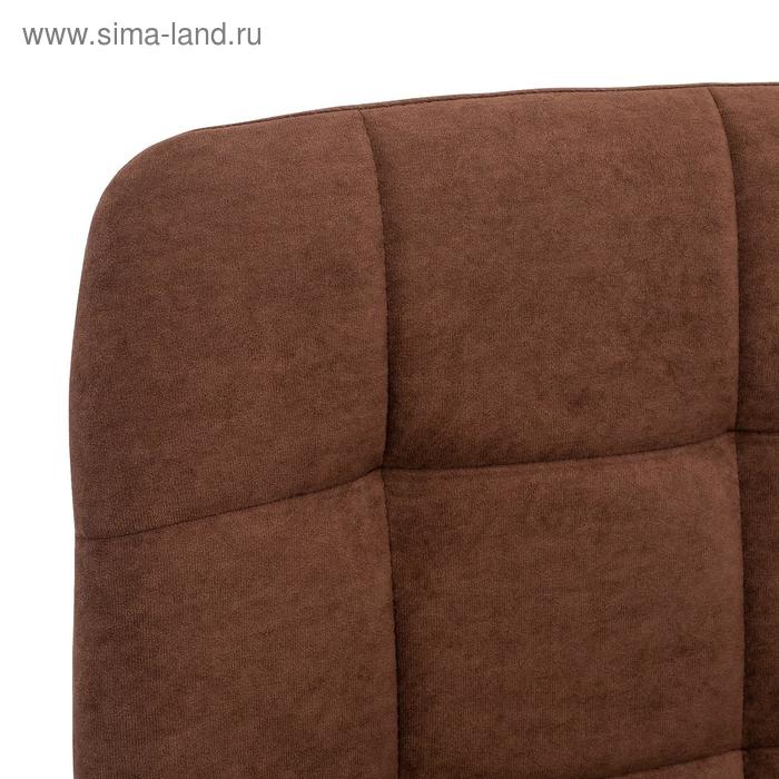Фото Стул Leset Скай, металл белый/велюр ultra chocolate шоколад