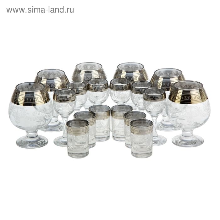Фото Мини-бар 18 предметов коньяк, гравировка 380/55/50 мл