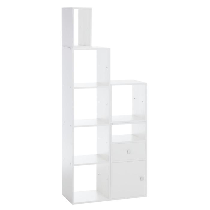 Фото Стеллаж №4 DICE CUBE 4 секции, 360х320х1395, Белый