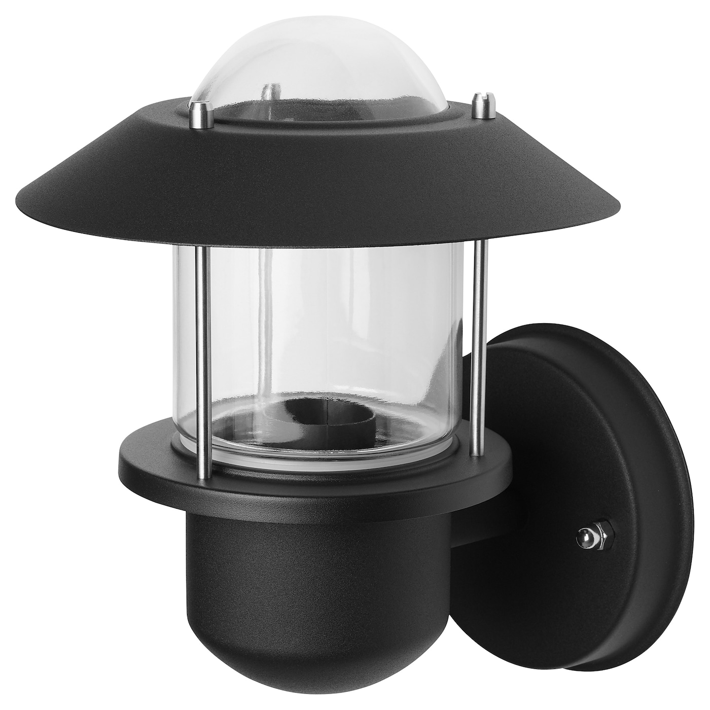 Фото УППЛИД, Настенный светильник, на открытом воздухе черный