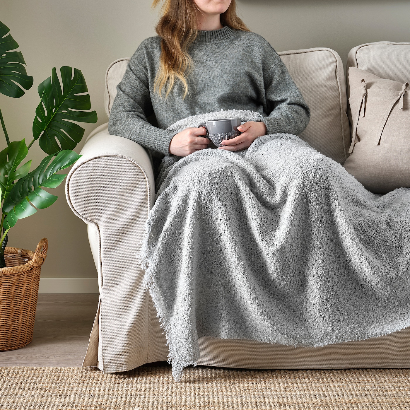 Фото СЭНДБРОДД Бросать серо-голубой