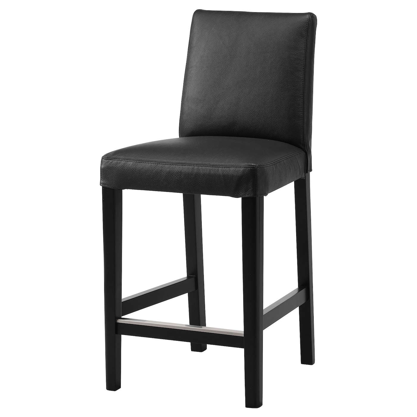 барный стул черный со спинкой