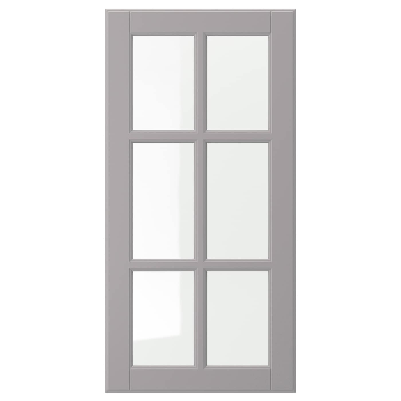 Фото БОДБИН, Стеклянная дверь, серый