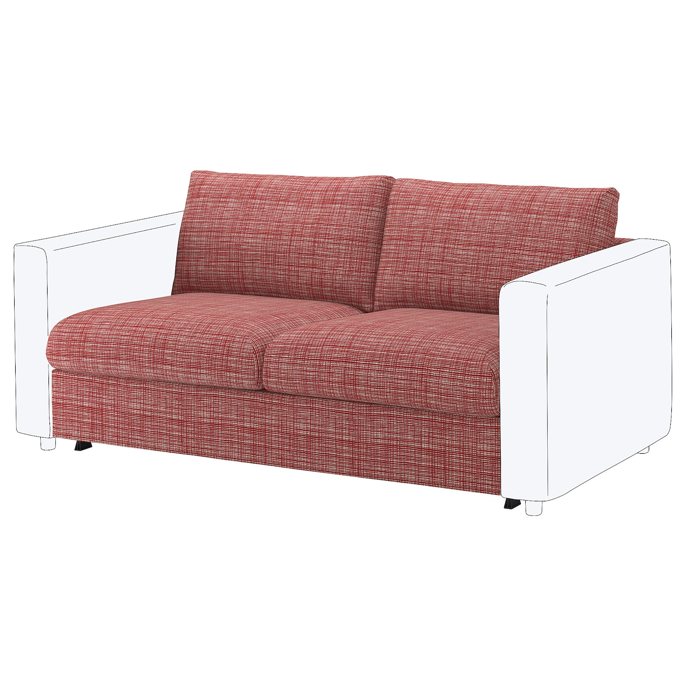 Фото ФИННАЛА, Спальное место Loveseat, Дальсторп многоцветный