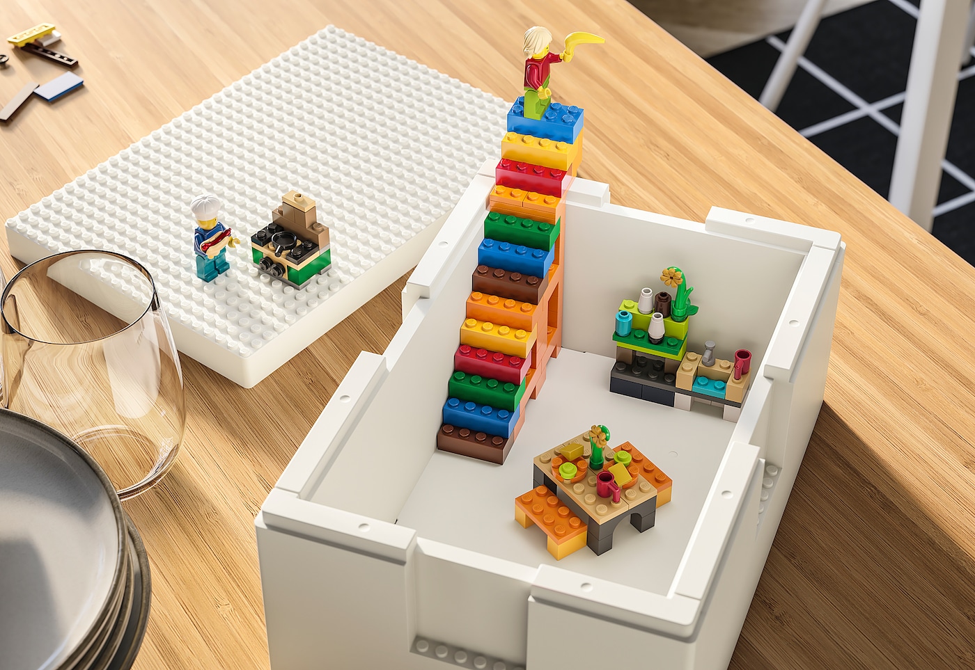 Фото БЮГГЛЕК Набор кубиков LEGO® из 201 детали смешанные цвета