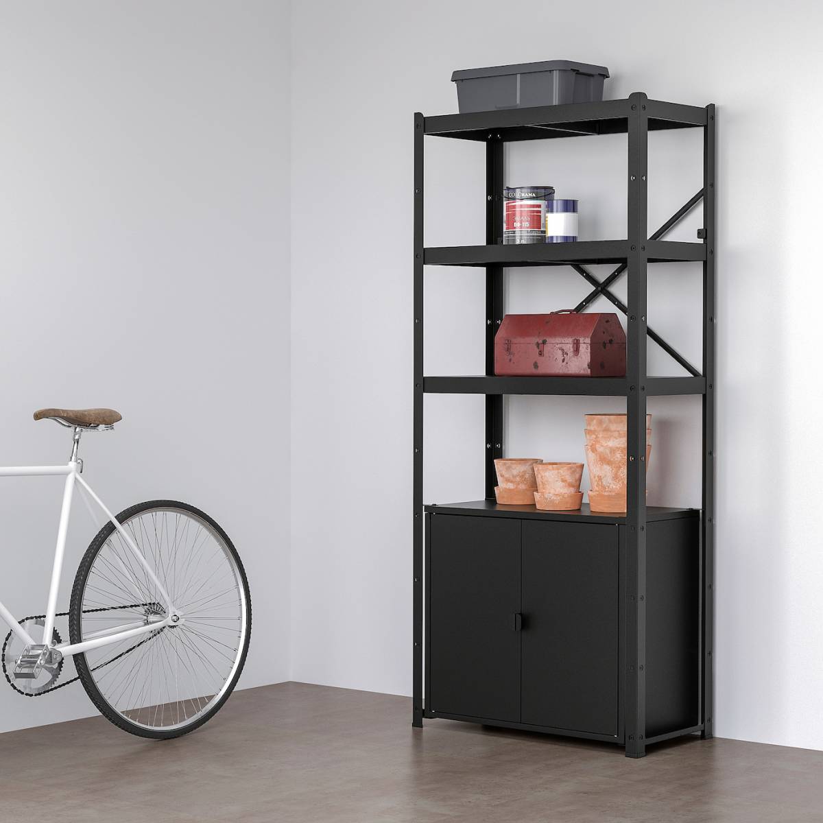 Ikea Regal Schwarz