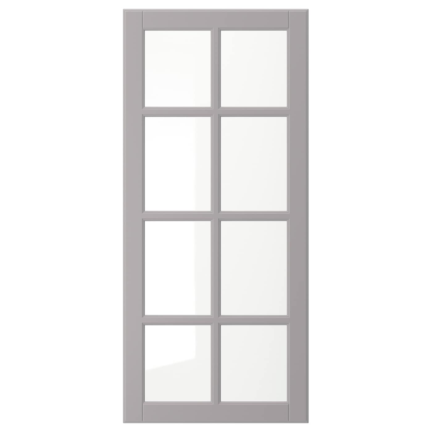 Фото БОДБИН, Стеклянная дверь, серый