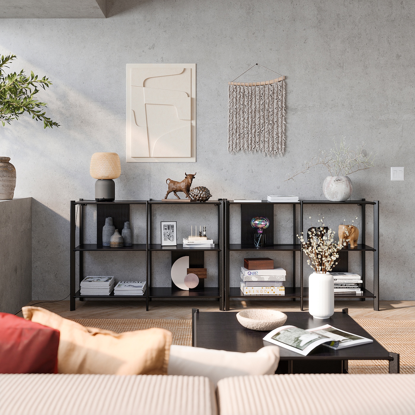 Фото ЯТТЕСТА Комбинация хранения черный