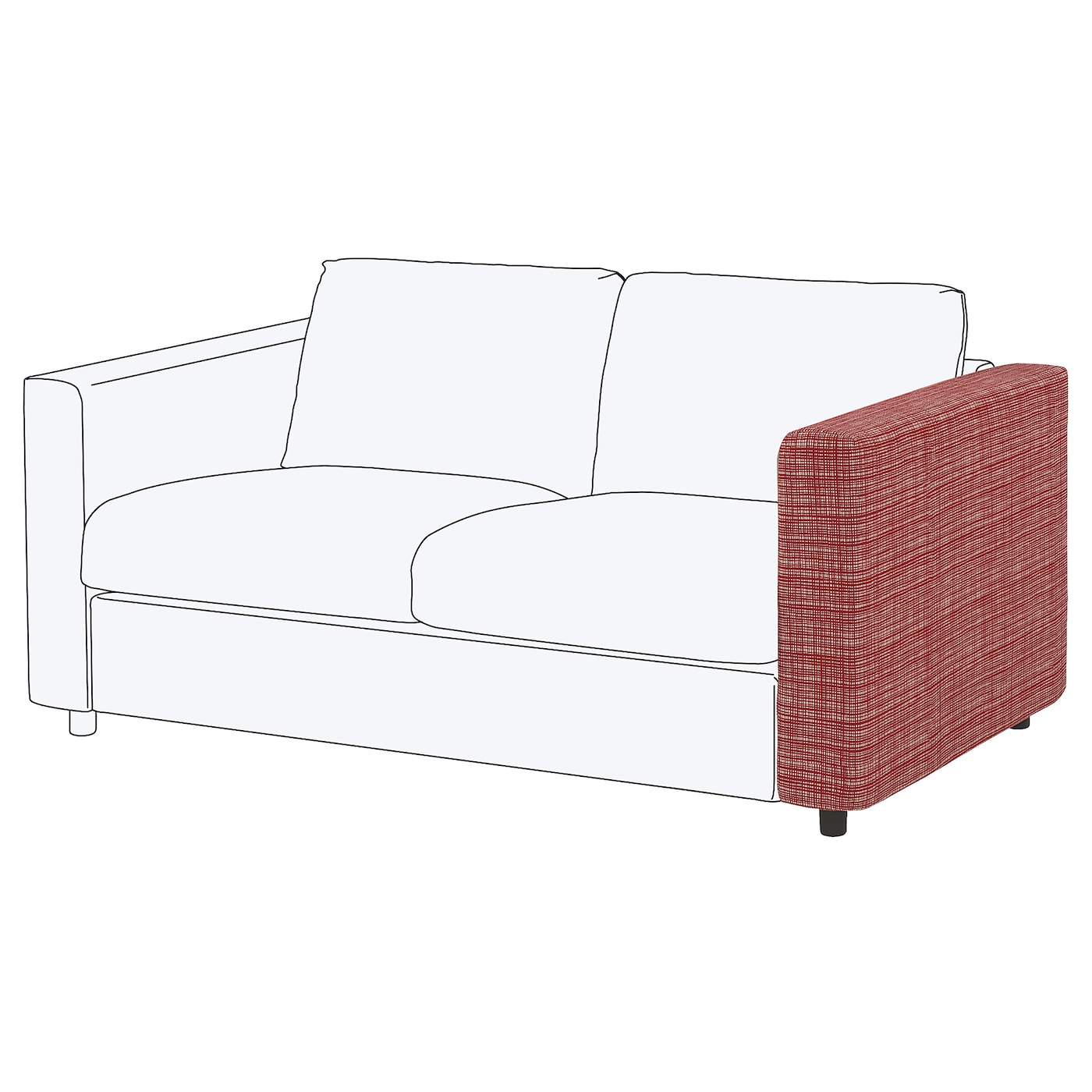 Фото ФИННАЛА, Чехол на подлокотник, Дальсторп многоцветный