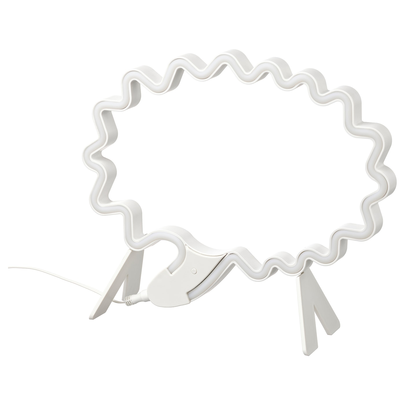 Фото СНОДЮП, Светодиодный декоративный светильник, речевой пузырь белый/многоцветный