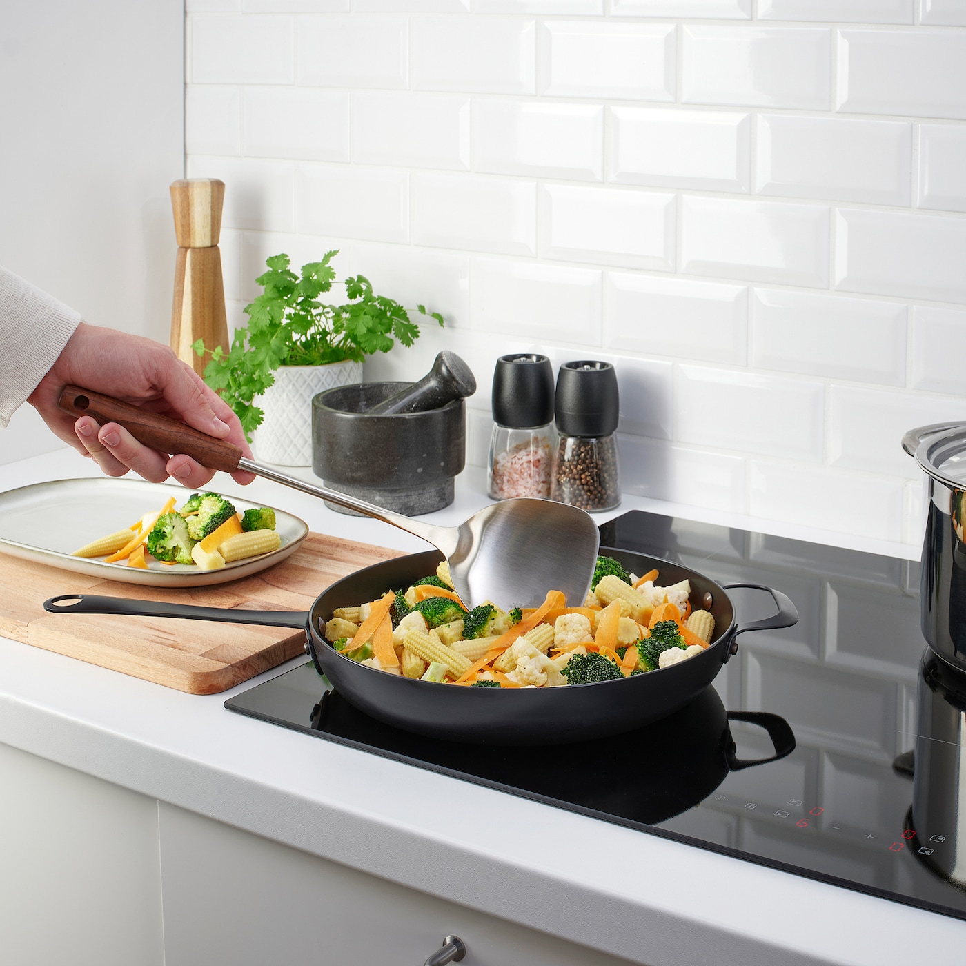 Фото СЛИТСТАРК Шпатель нержавеющая сталь/орех
