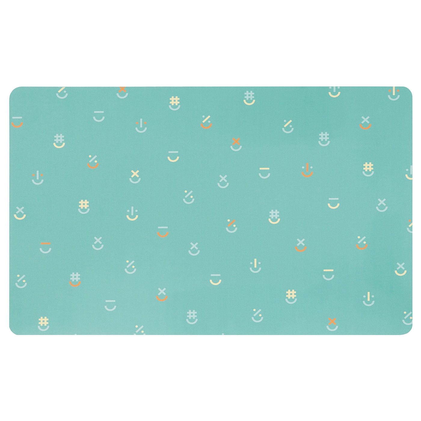 Фото БОНСИРСА, Настольный коврик, бирюзовый