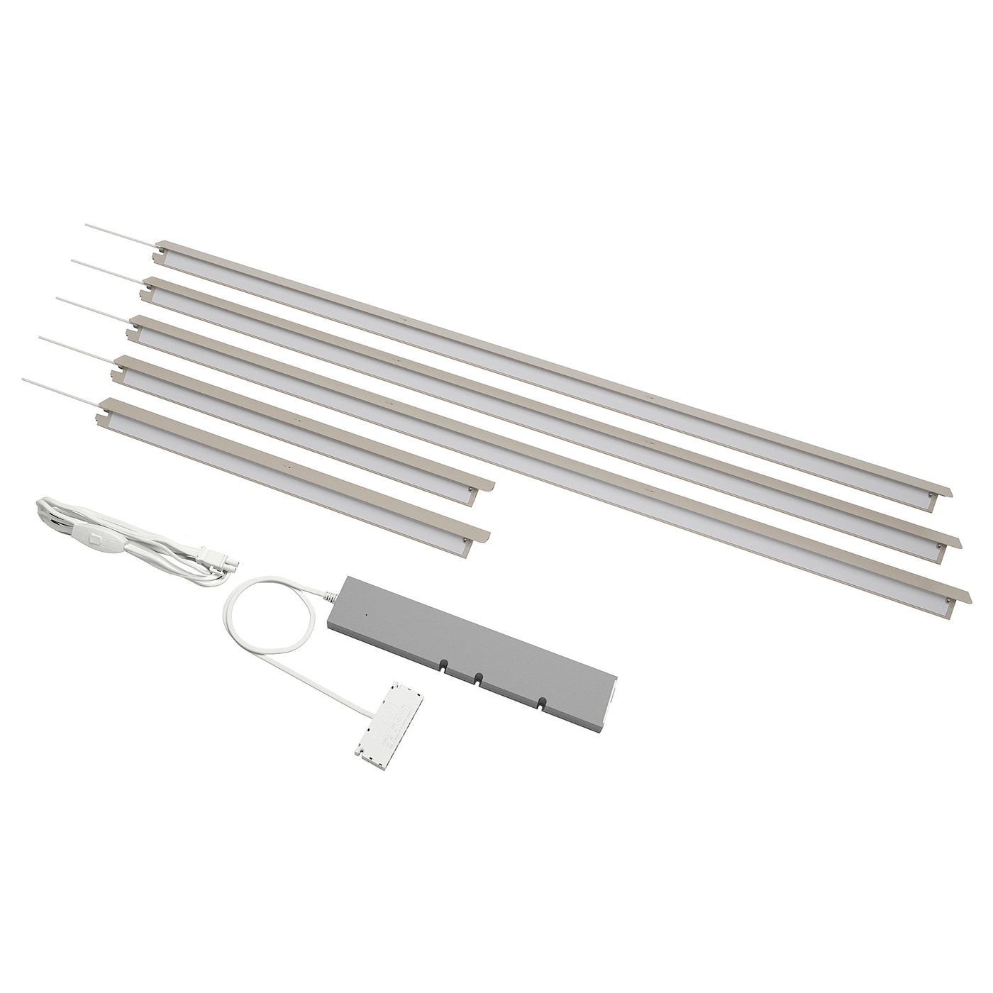 Фото ОВЕРСИДАН / ТРОДФРИ, Комплект освещения, бежевый