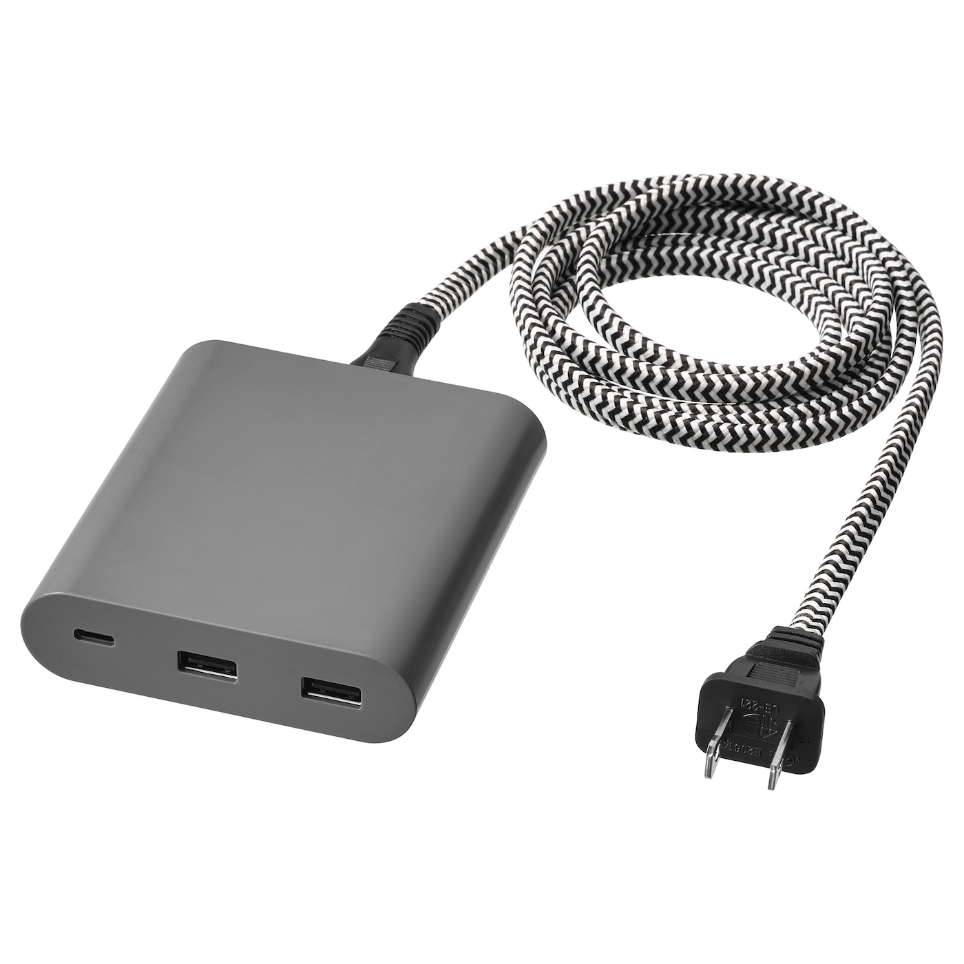 Фото ОСКСТОРМ, USB-зарядное устройство мощностью 40 Вт, темно-серый