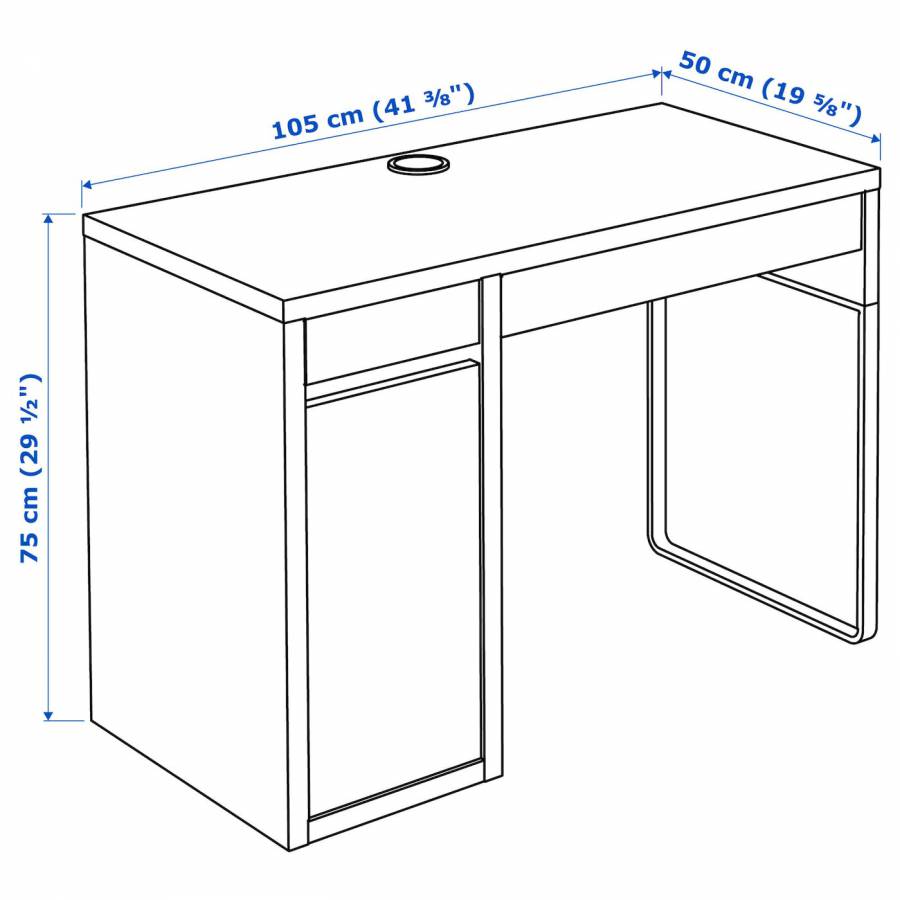 Стол письменный micke ikea схема сборки