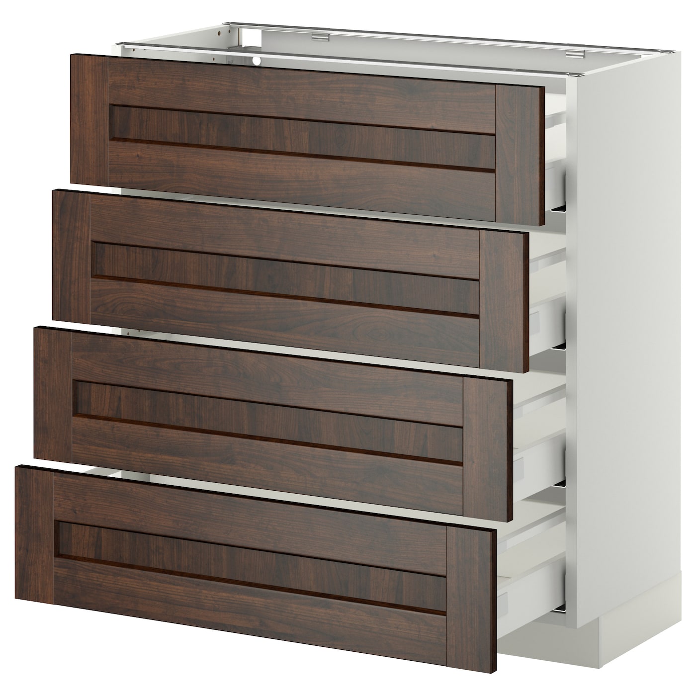 Фото Напольный шкаф 4 фронтальных панели / 4 ящика МЕТОД / МАКСИМЕРА