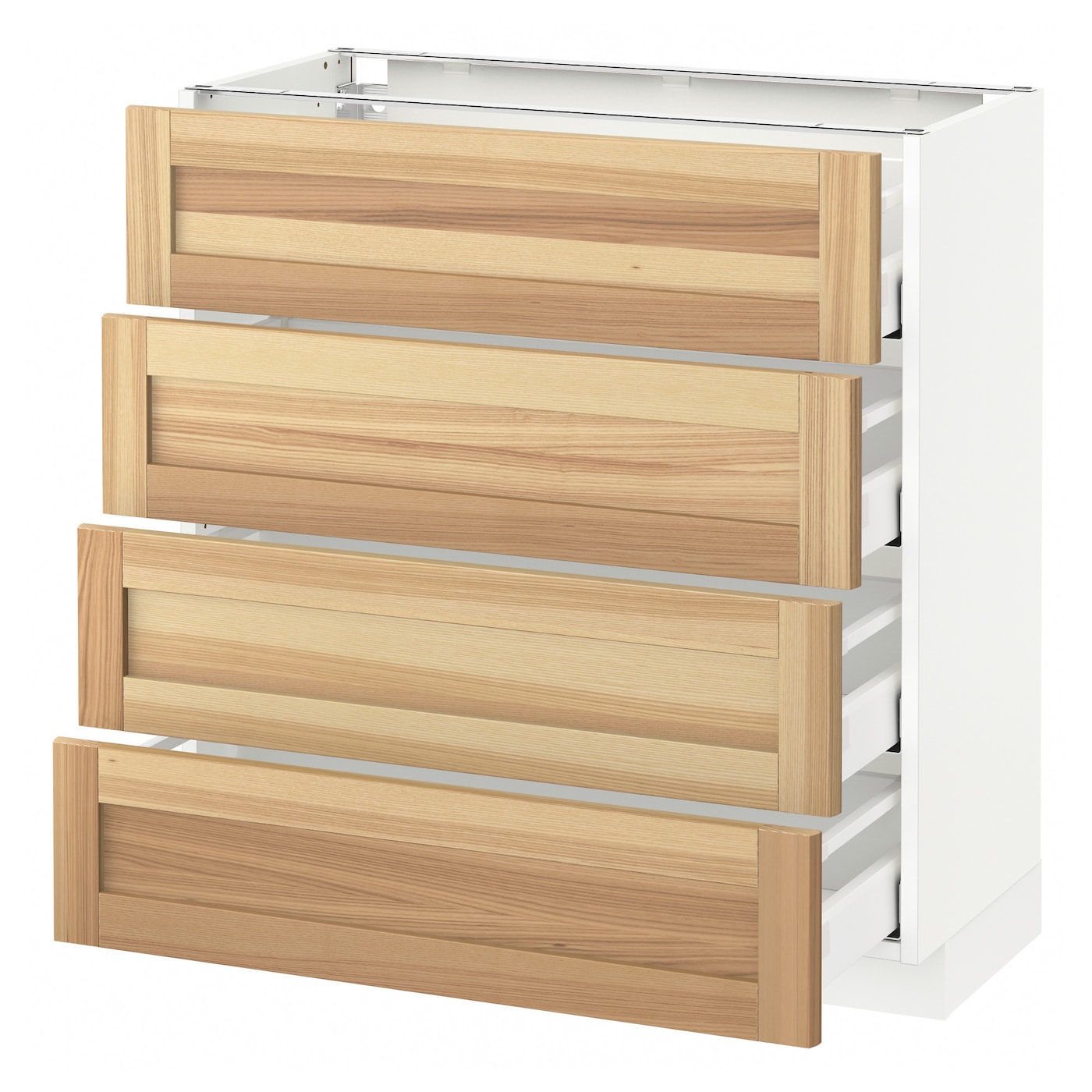 Фото Напольный шкаф 4 фронтальных панели / 4 ящика МЕТОД / МАКСИМЕРА