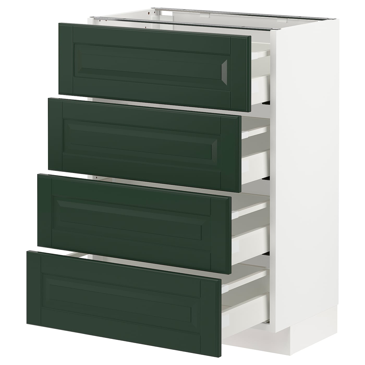 Фото Напольный шкаф 4 фронтальных панели / 4 ящика МЕТОД / МАКСИМЕРА