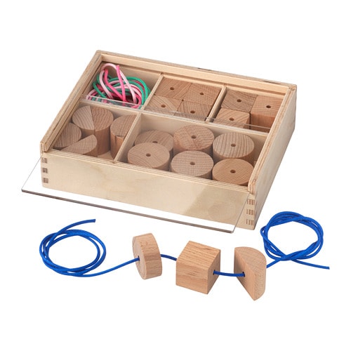 Фото Набор бусин для шнуровки ЛУСТИГТ