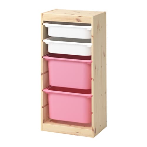 Фото Комбинация для хранения+контейнеры ТРУФАСТ