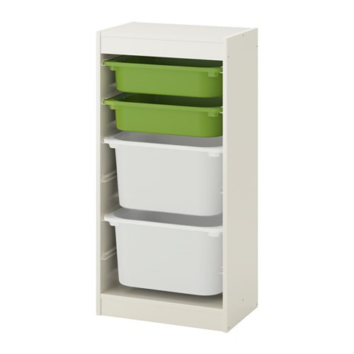 Фото Комбинация для хранения+контейнеры ТРУФАСТ