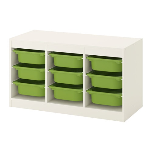 Фото Комбинация для хранения+контейнеры ТРУФАСТ